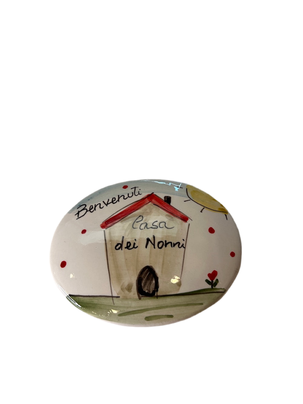 Targhe ovali ceramica