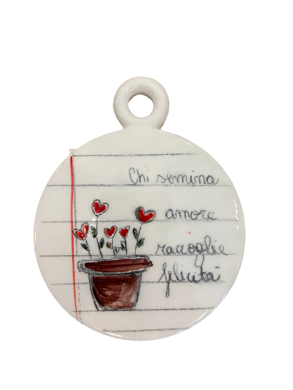 Medaglione ceramica