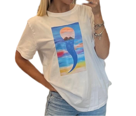 T-shirt tramonto Napoli