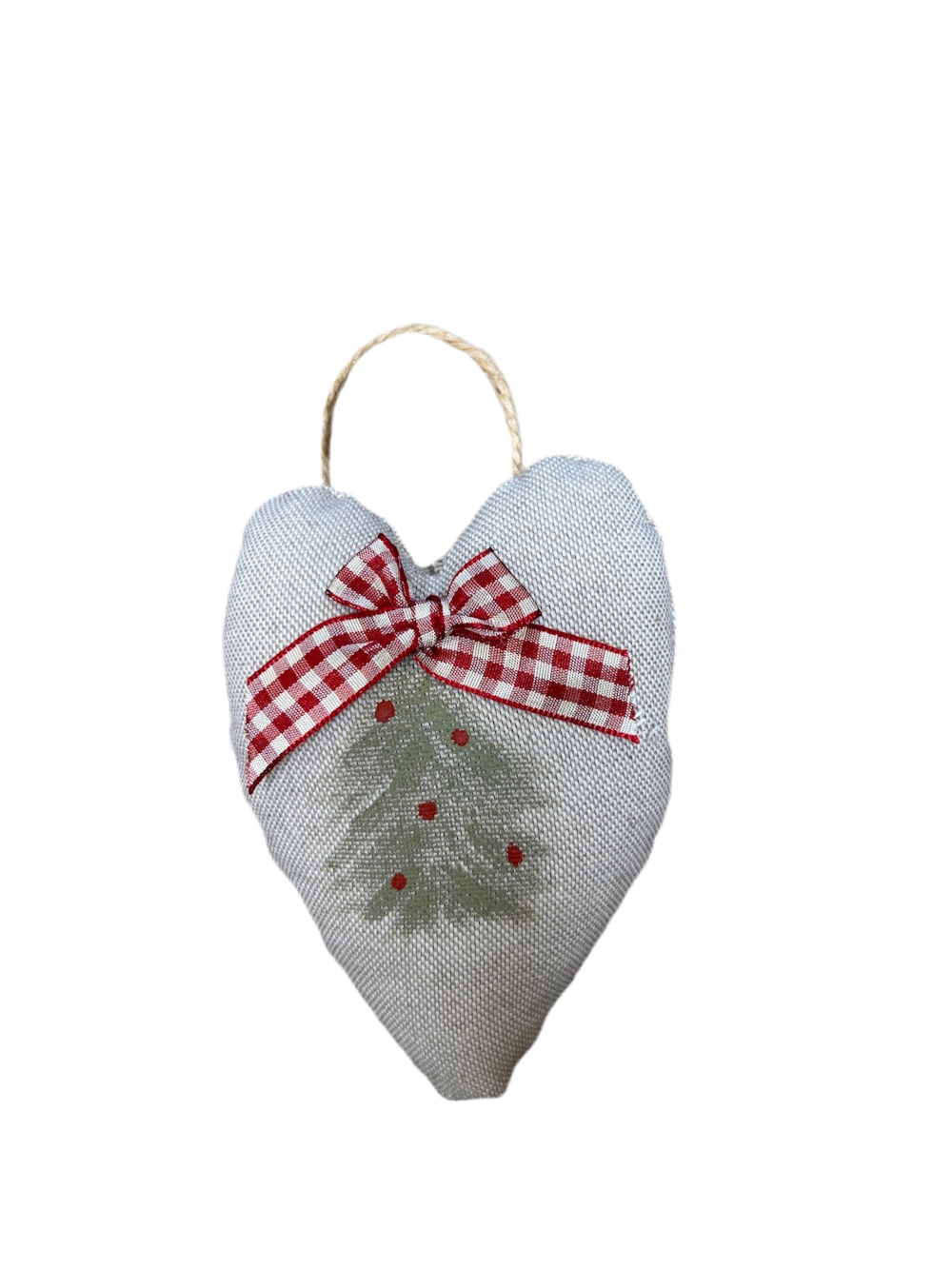 Cuoricini stoffa dipinti
