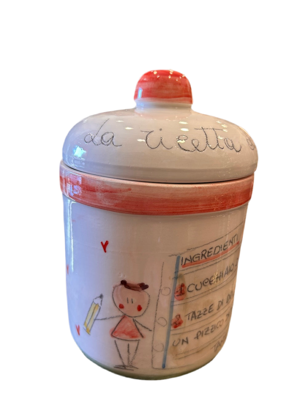 Barattolo " ricetta della maestra"
