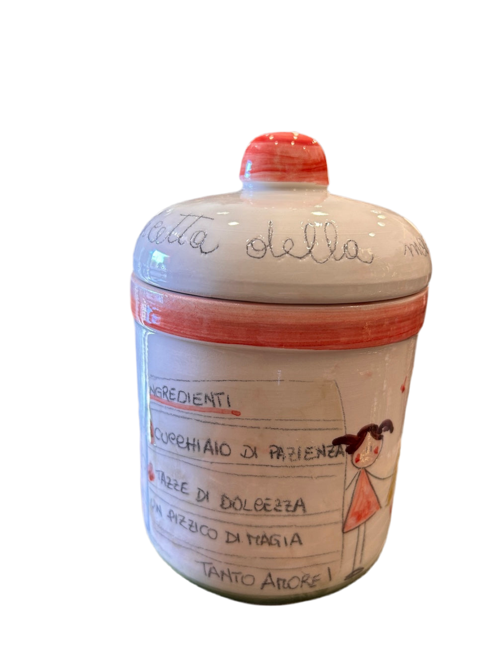 Barattolo " ricetta della maestra"