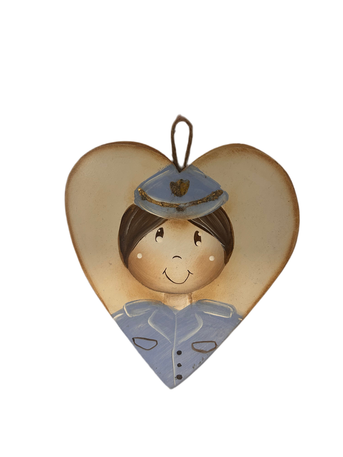 cuore in legno dei mestieri