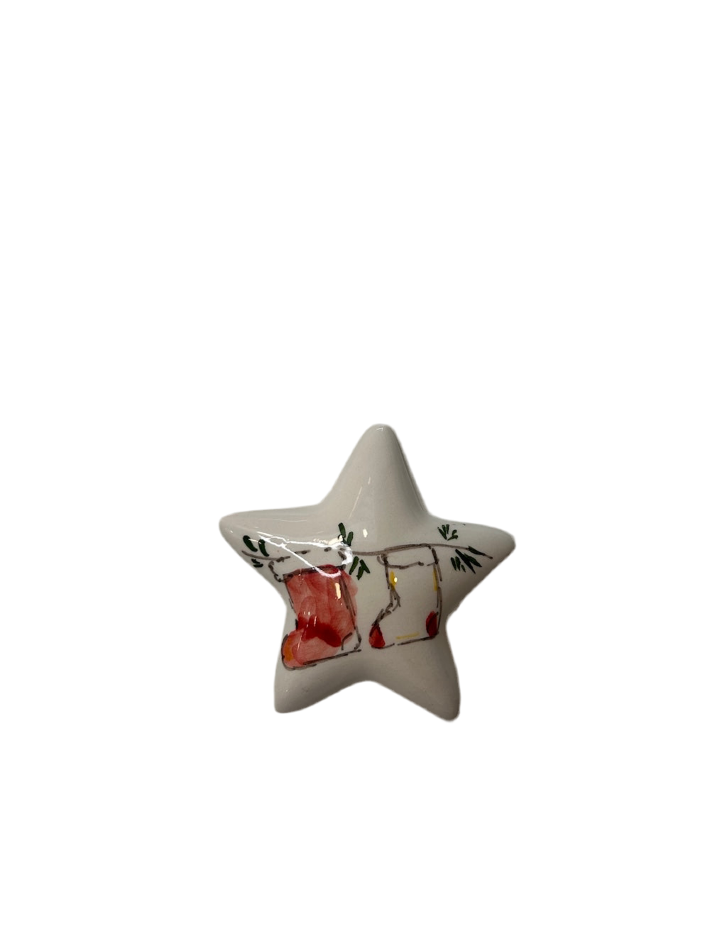 Stella ceramica con calze