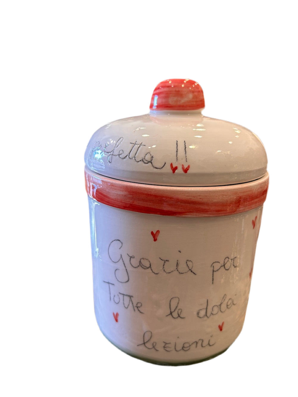 Barattolo " ricetta della maestra"