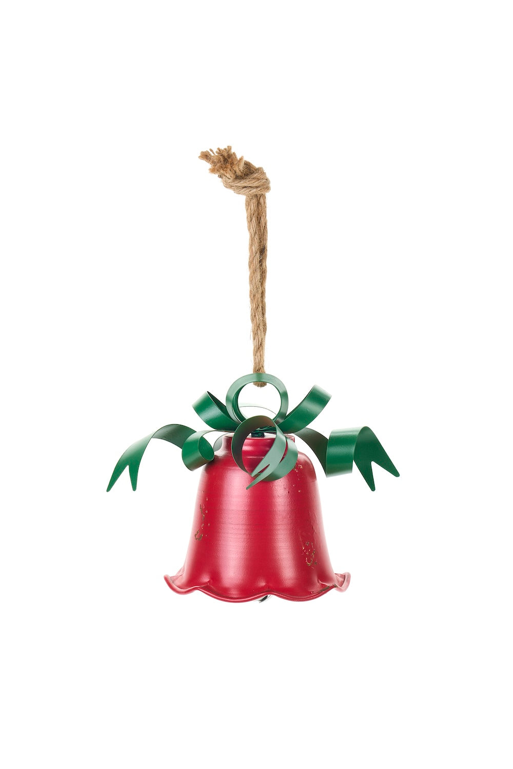 Campana rosso con fiocco