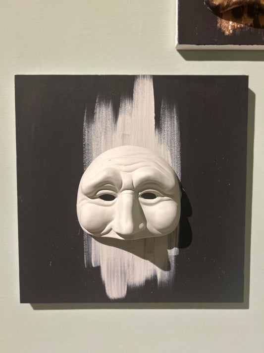 Quadro pulcinella bianca