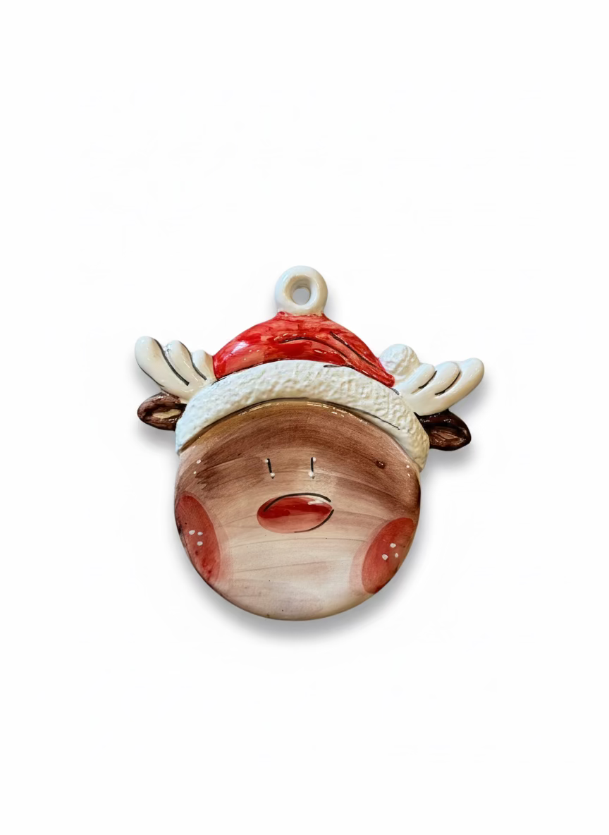 Renna in ceramica