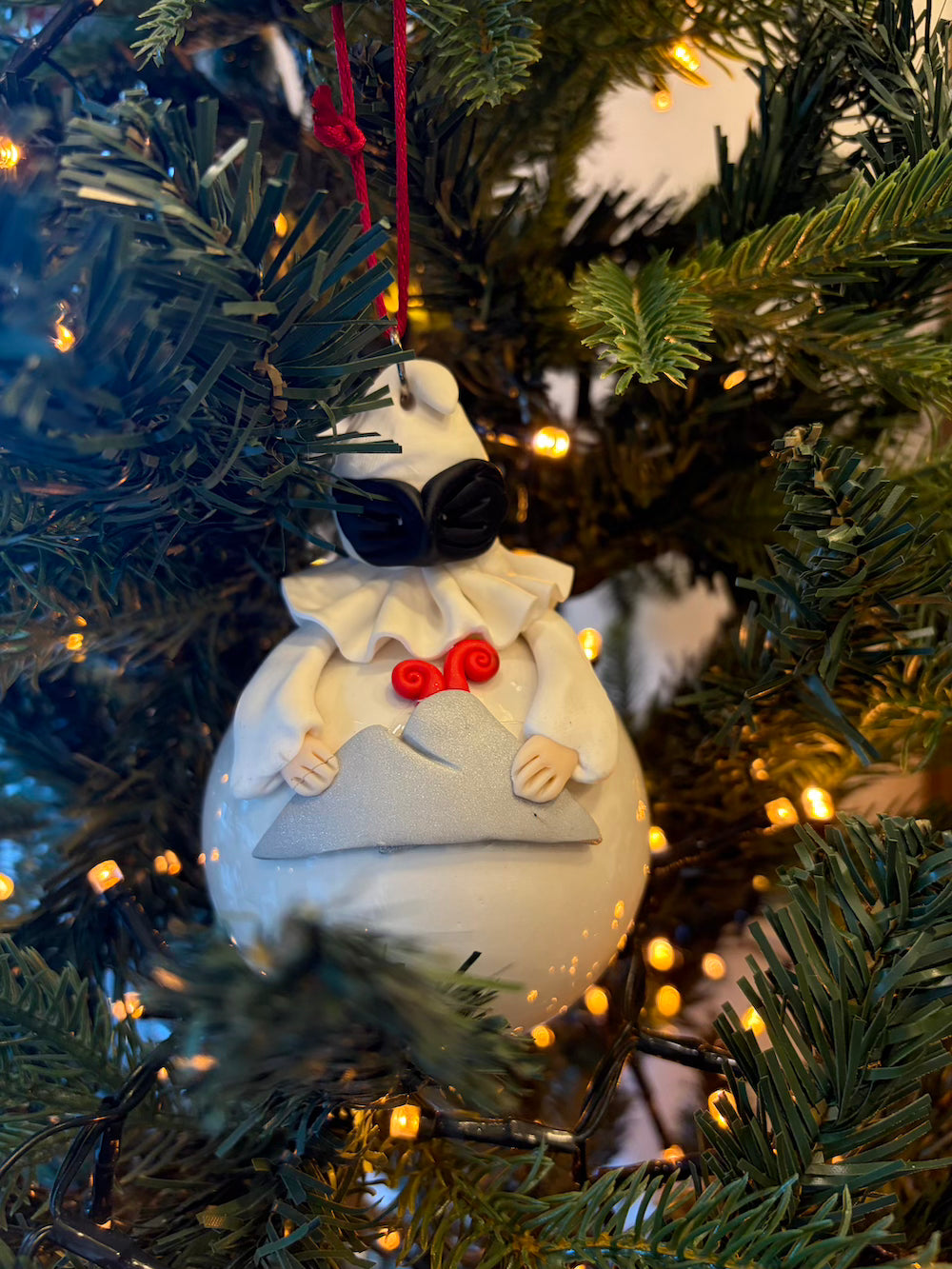 Palla pulcinella con Vesuvio