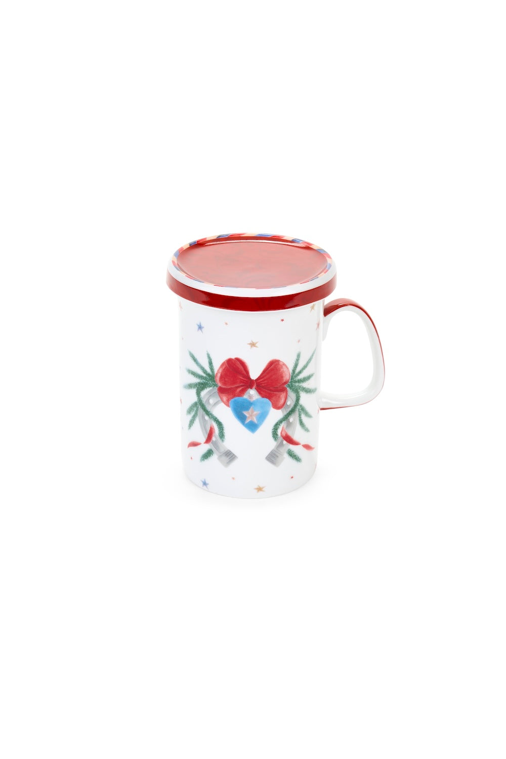 Tazza con coperchio giostra