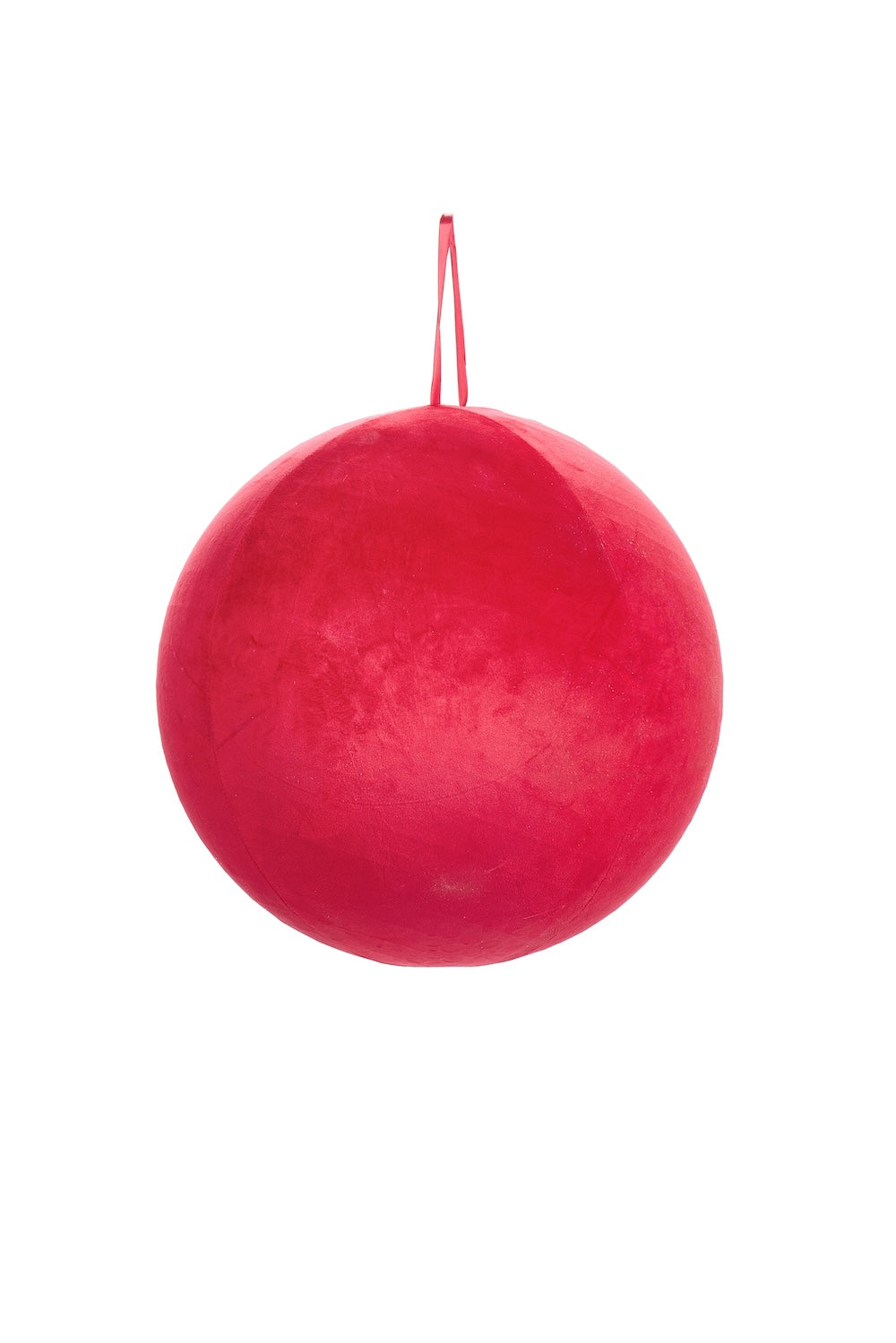 Palla rossa tessuto velluto