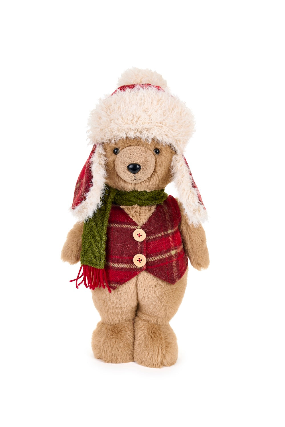 Orsi in piedi con cappello