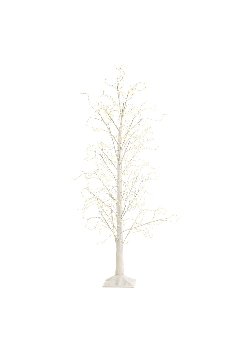 Albero PVC bianco con 1300 LED