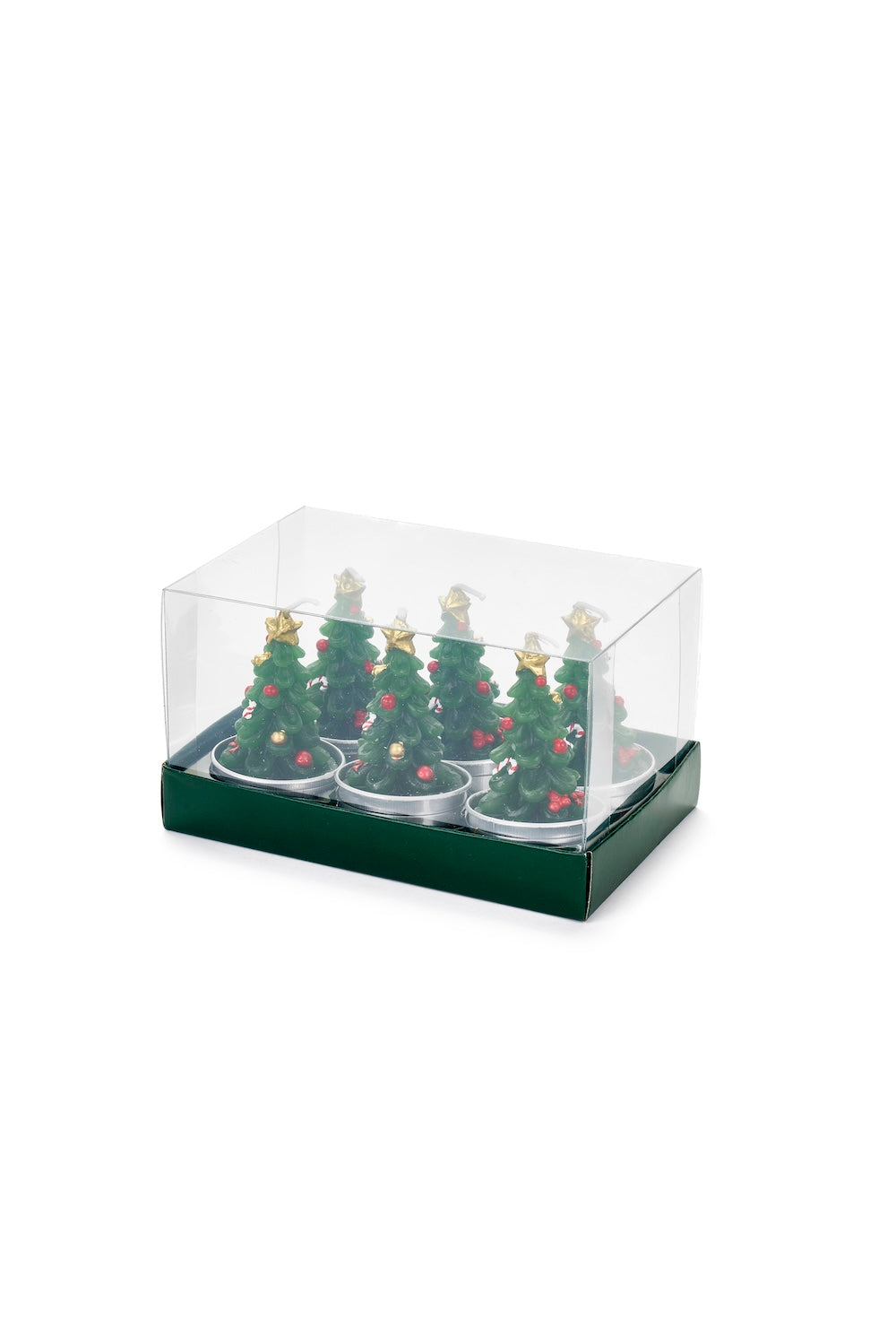 S\6 Candele albero con candy canes