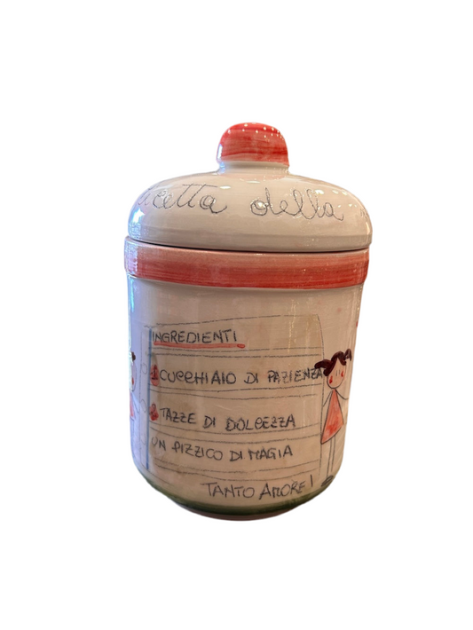 Barattolo " ricetta della maestra"