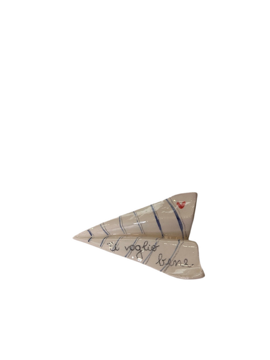 Aeroplano con frasi
