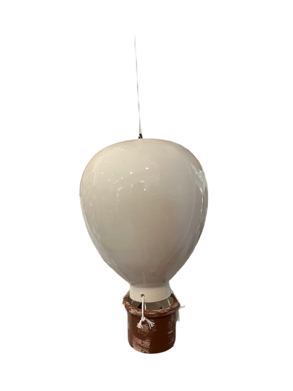 Mongolfiera in ceramica