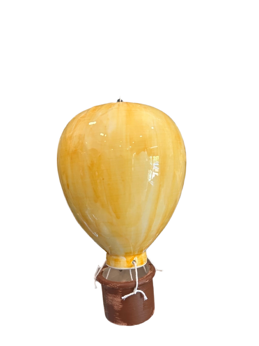 Mongolfiera in ceramica