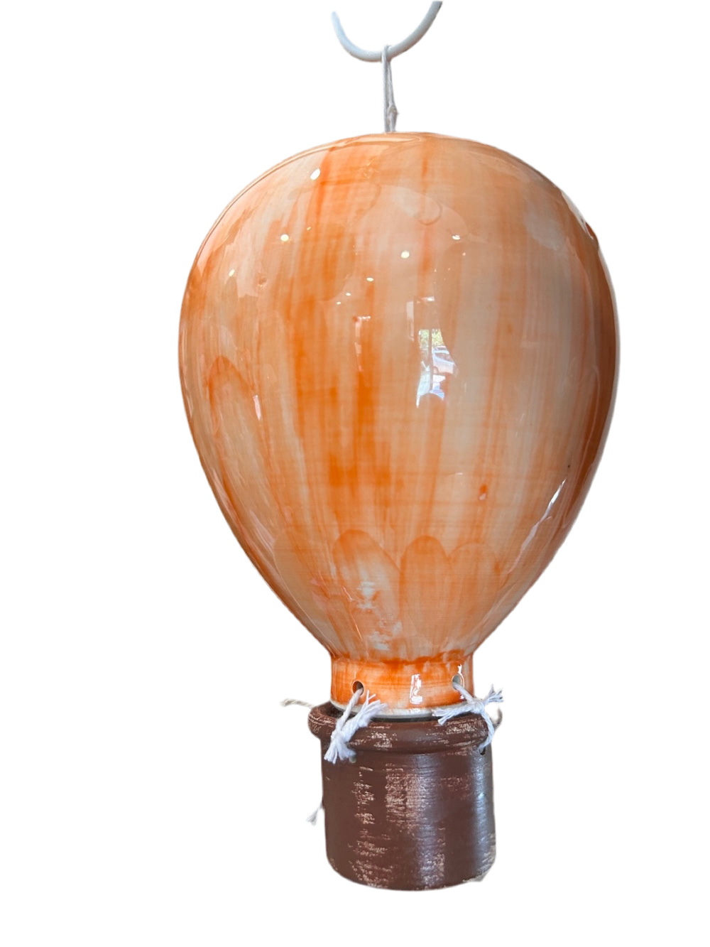 Mongolfiera in ceramica