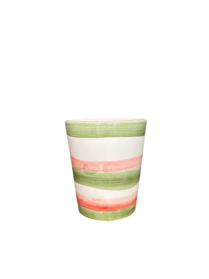 Bicchiere in ceramica natalizio con scritta