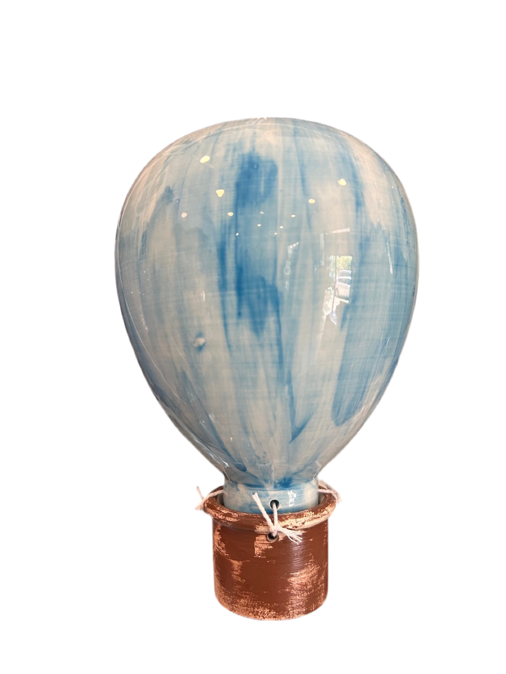 Mongolfiera in ceramica