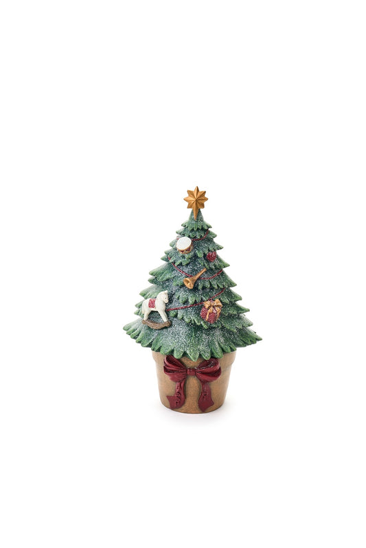 Albero resina con vaso