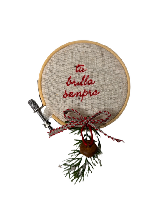 Telaio " tu brilla sempre"