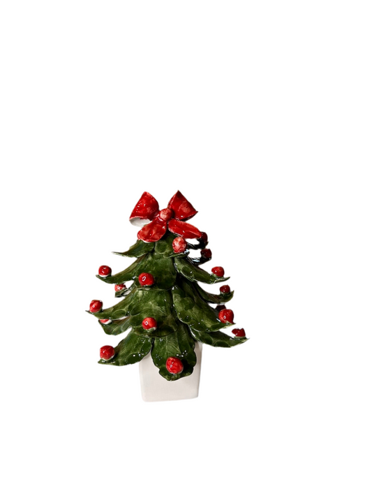 Albero con palle ceramica