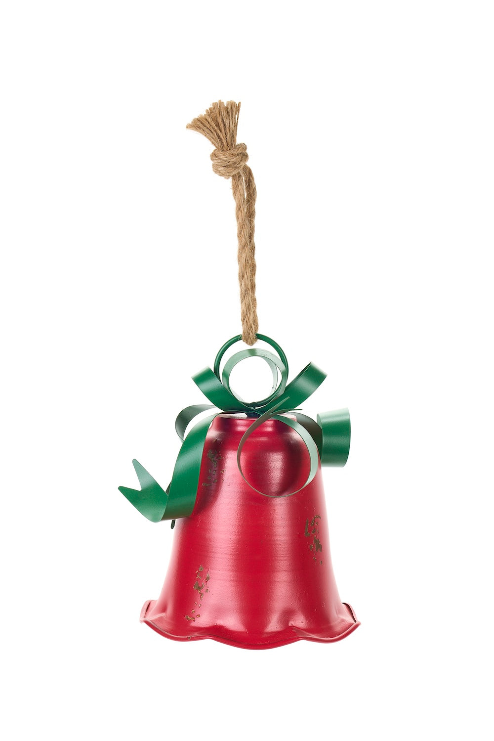 Campana rosso con fiocco