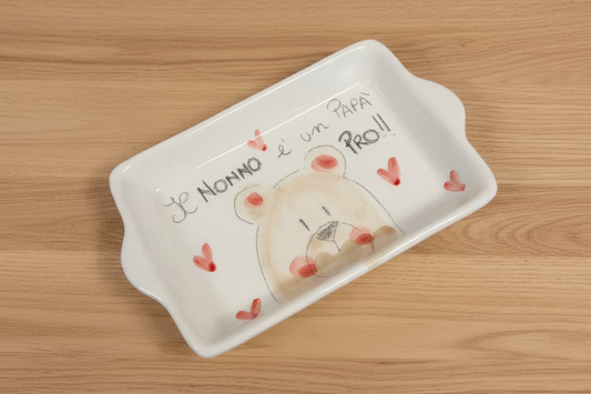 Rectangular tray "My happy place"