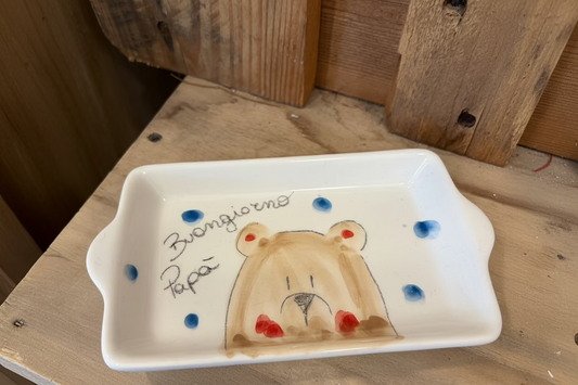 Rectangular tray "My happy place"