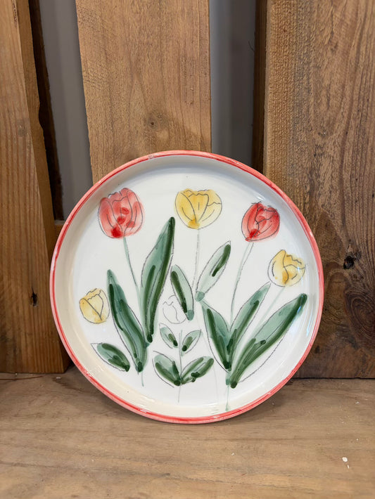 Piatto tulipani