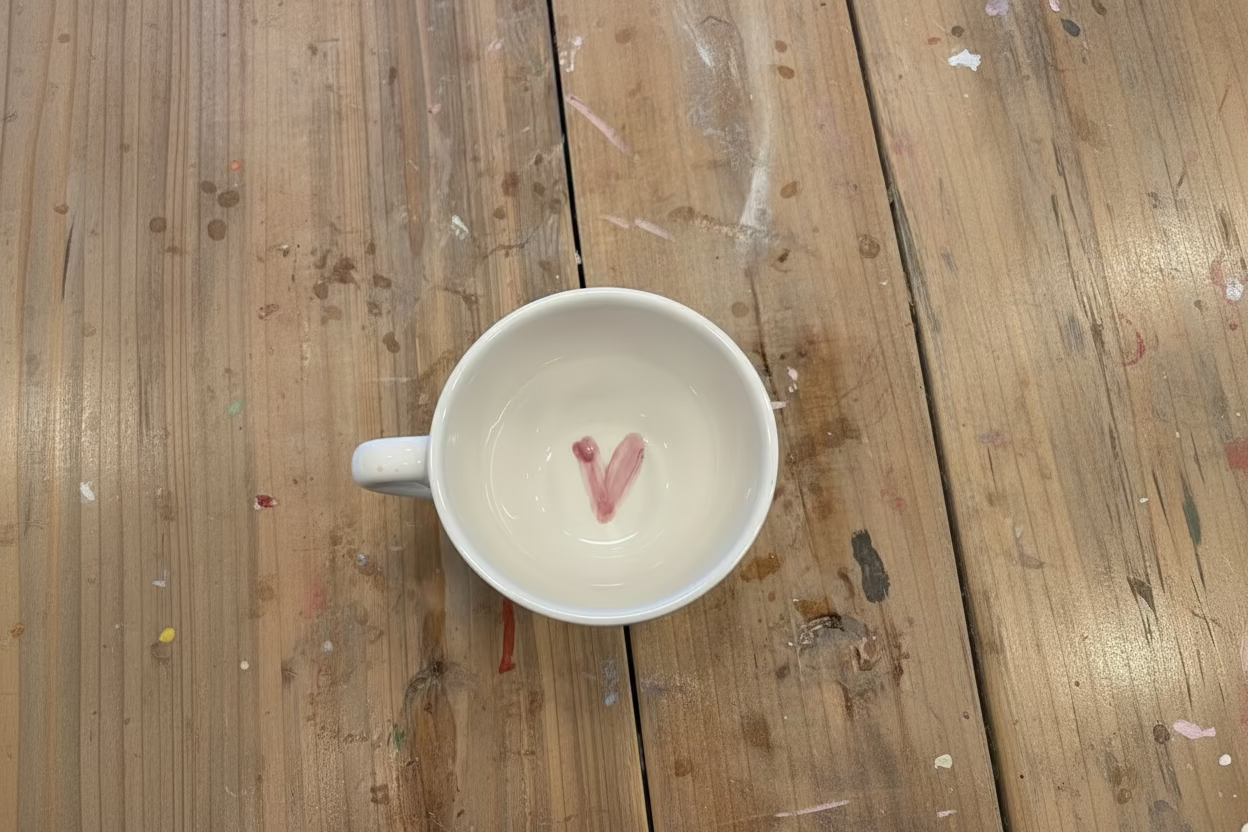 "Home is where the heart is" mug