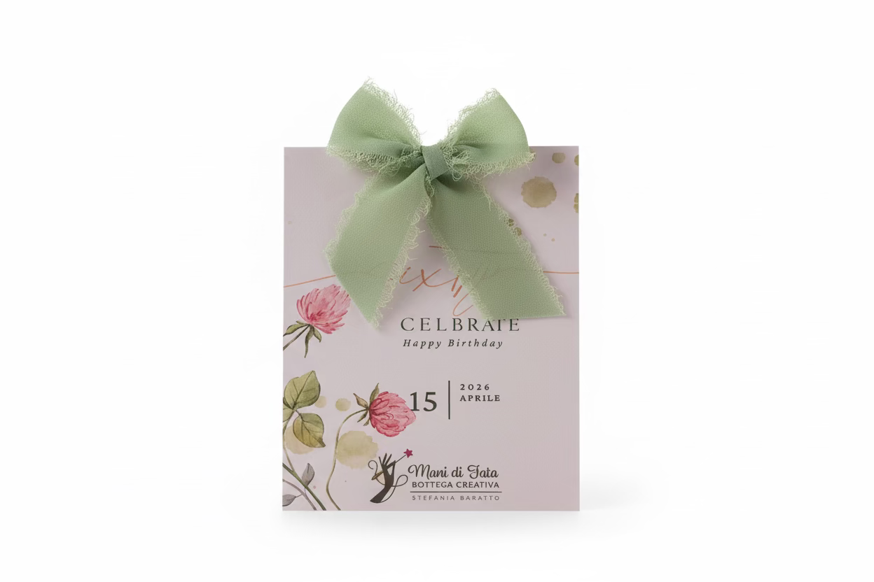 Cartoncino con confetti personalizzabile