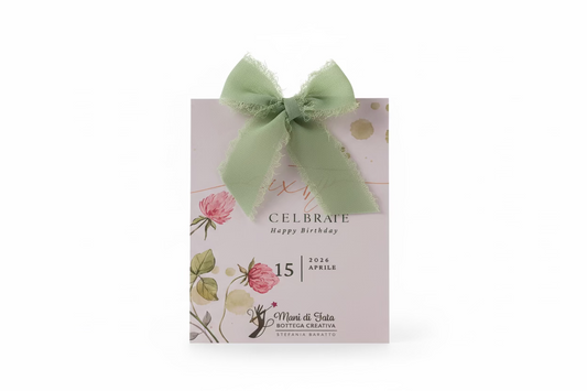 Cartoncino con confetti personalizzabile
