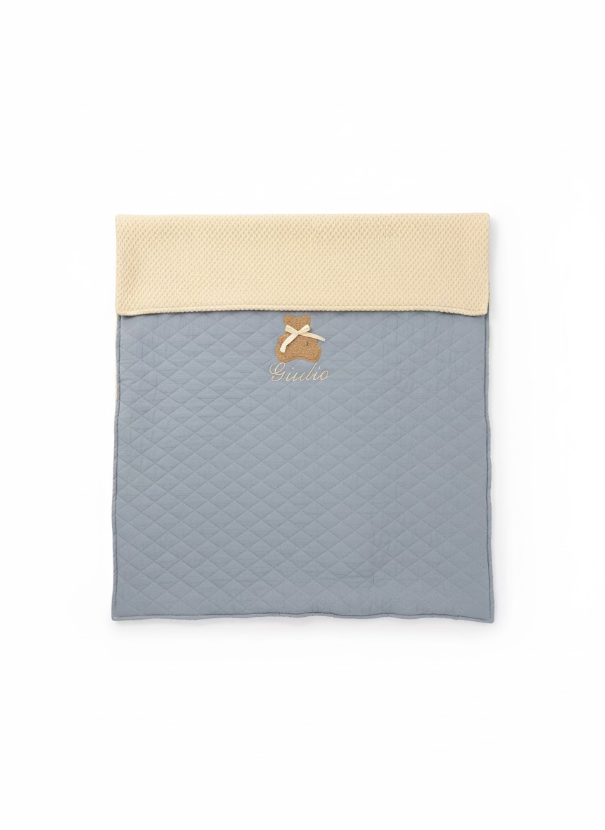 Copertina bimbo con ricamo