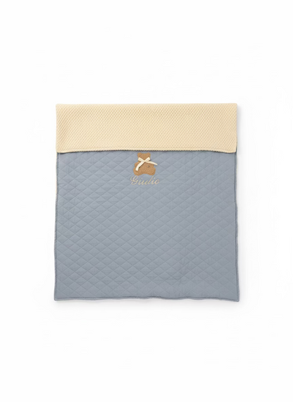 Copertina bimbo con ricamo