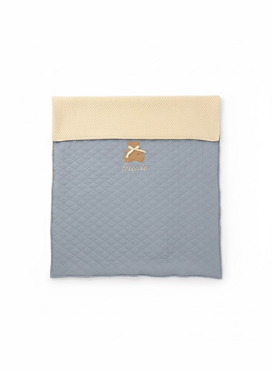 Copertina bimbo con ricamo