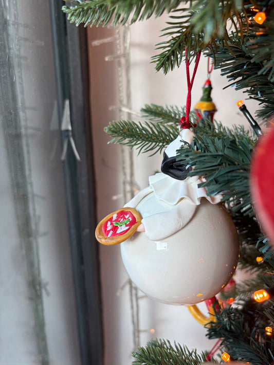 Palla pulcinella con pizza