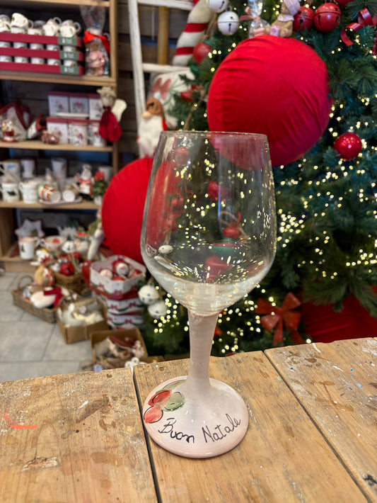 Calice di vino Buon natale