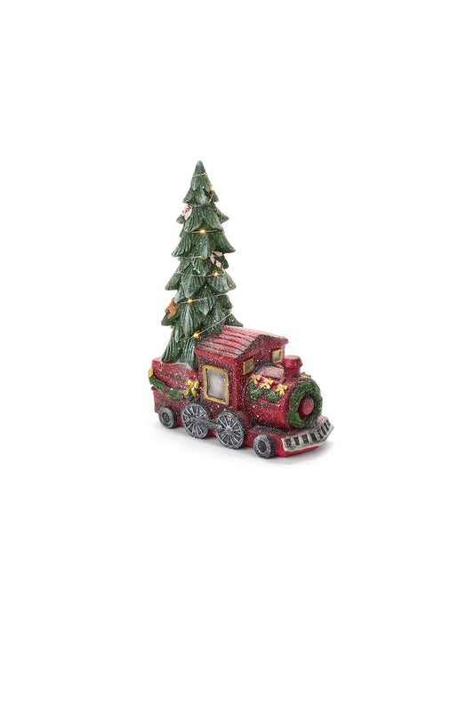 Treno con albero led