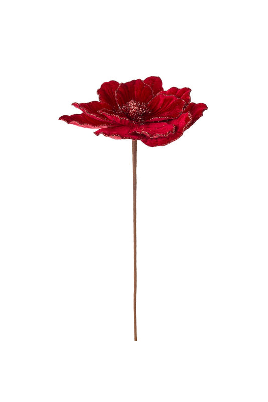 Fiore decorativo rosso