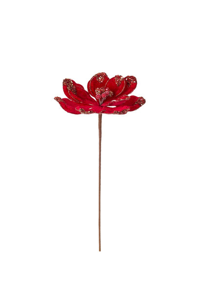 Fiore decorativo glitter