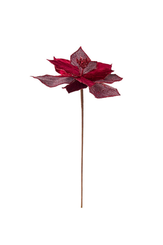 Fiore decorativo burgundy