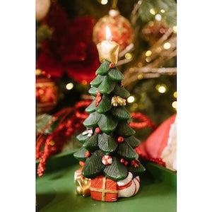 Candela albero con pacchetti