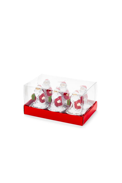 S\6 Candele babbo natale
