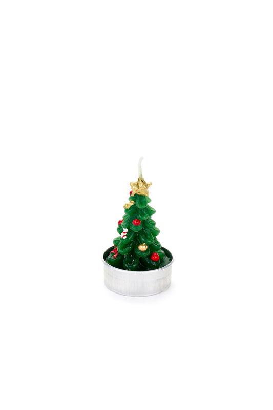S\6 Candele albero con candy canes