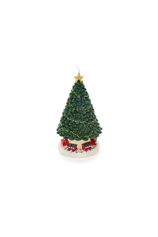 Candela albero con pacchetti